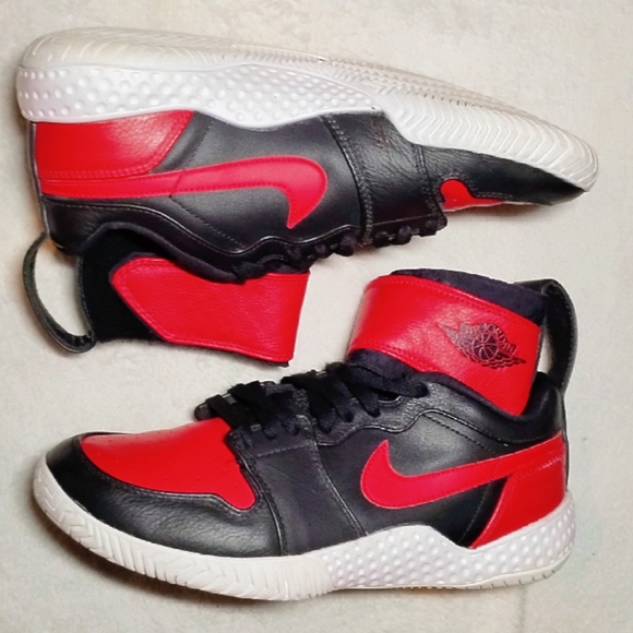 Nike Flare LG QS AJ1 Black Varsity Red Serena - Picture 5 of 14